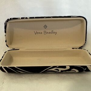 Vera Bradley Black and White Patterned Glasses Case
